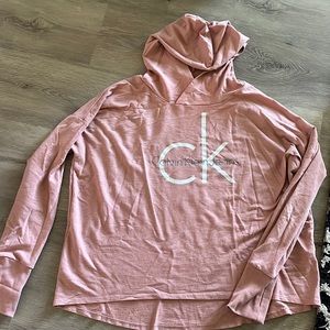 Size XL Calvin Klein Light Weight Pink Sweatshirt